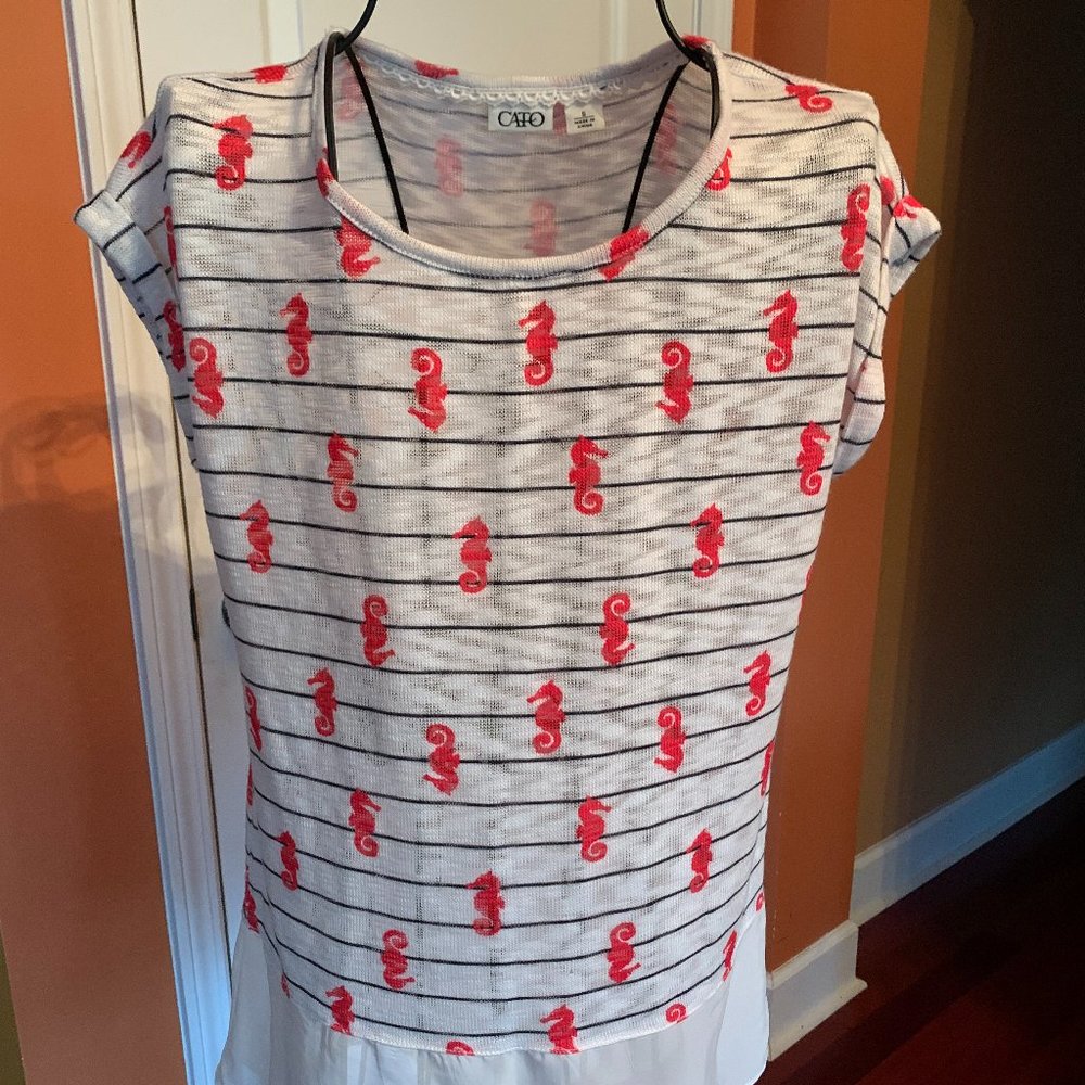 Cato Seahorse Top